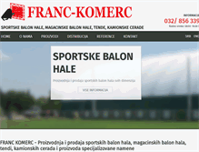 Tablet Screenshot of franckomerc.rs